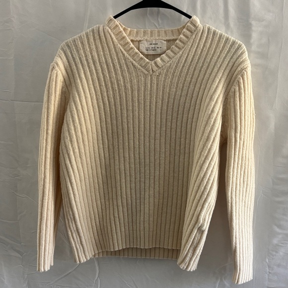 Zara Other - Zara origins kids Cream V-Neck Sweater